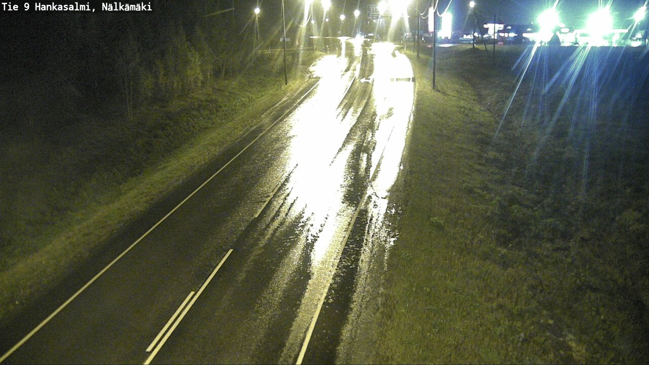 Weather Camera Image Väg 9 Hankasalmi, Nälkämäki, Hankasalmi, Keski-Suomi