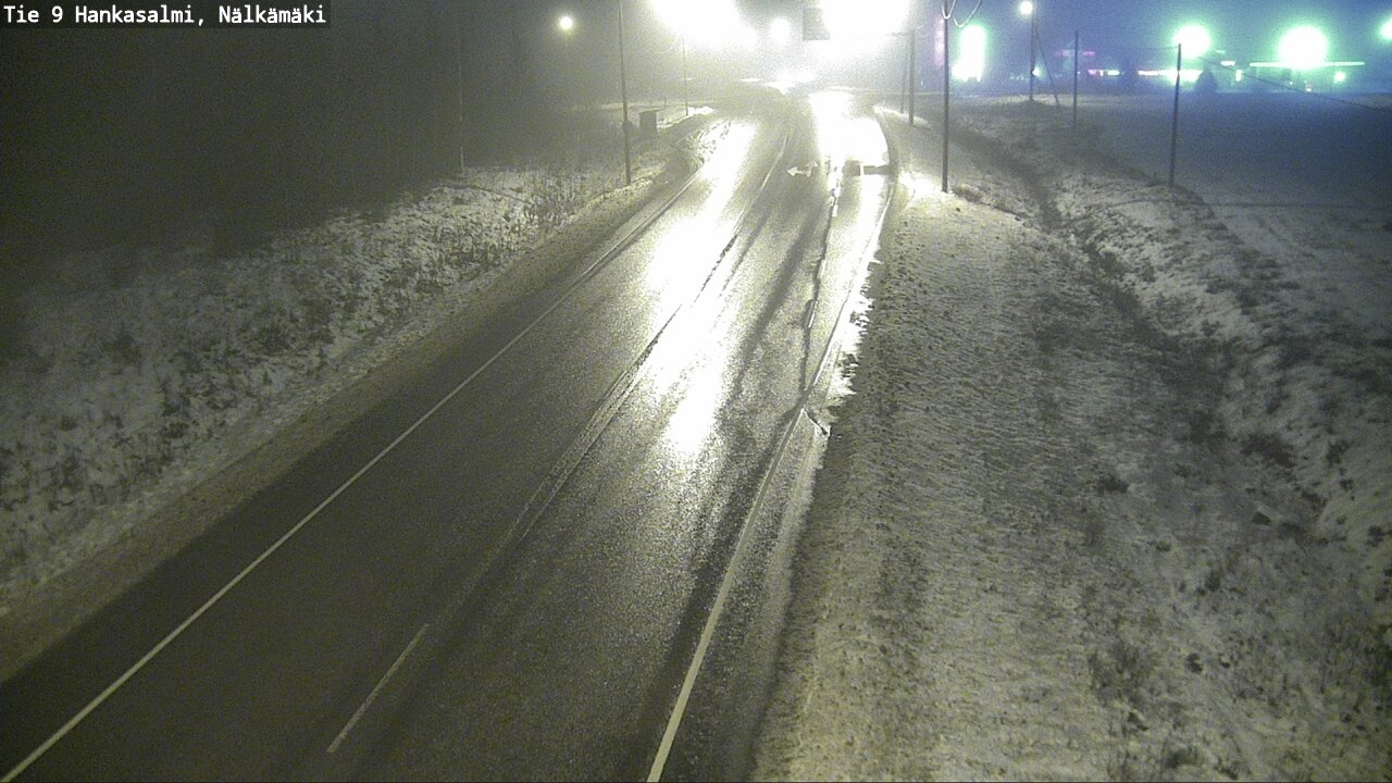 Weather Camera Image Väg 9 Hankasalmi, Nälkämäki, Hankasalmi, Keski-Suomi