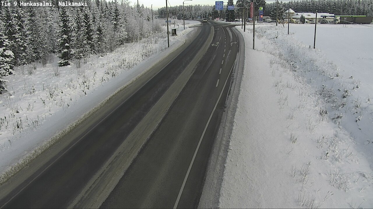 Weather Camera Image Road 9 Hankasalmi, Nälkämäki, Hankasalmi, Keski-Suomi