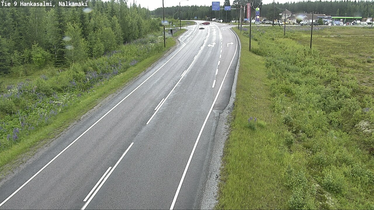 Weather Camera Image Road 9 Hankasalmi, Nälkämäki, Hankasalmi, Keski-Suomi