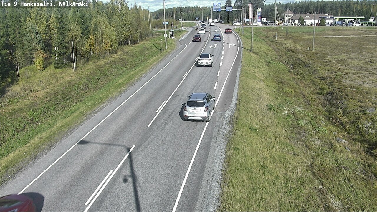 Weather Camera Image Road 9 Hankasalmi, Nälkämäki, Hankasalmi, Keski-Suomi