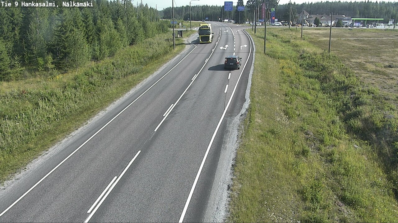 Weather Camera Image Road 9 Hankasalmi, Nälkämäki, Hankasalmi, Keski-Suomi