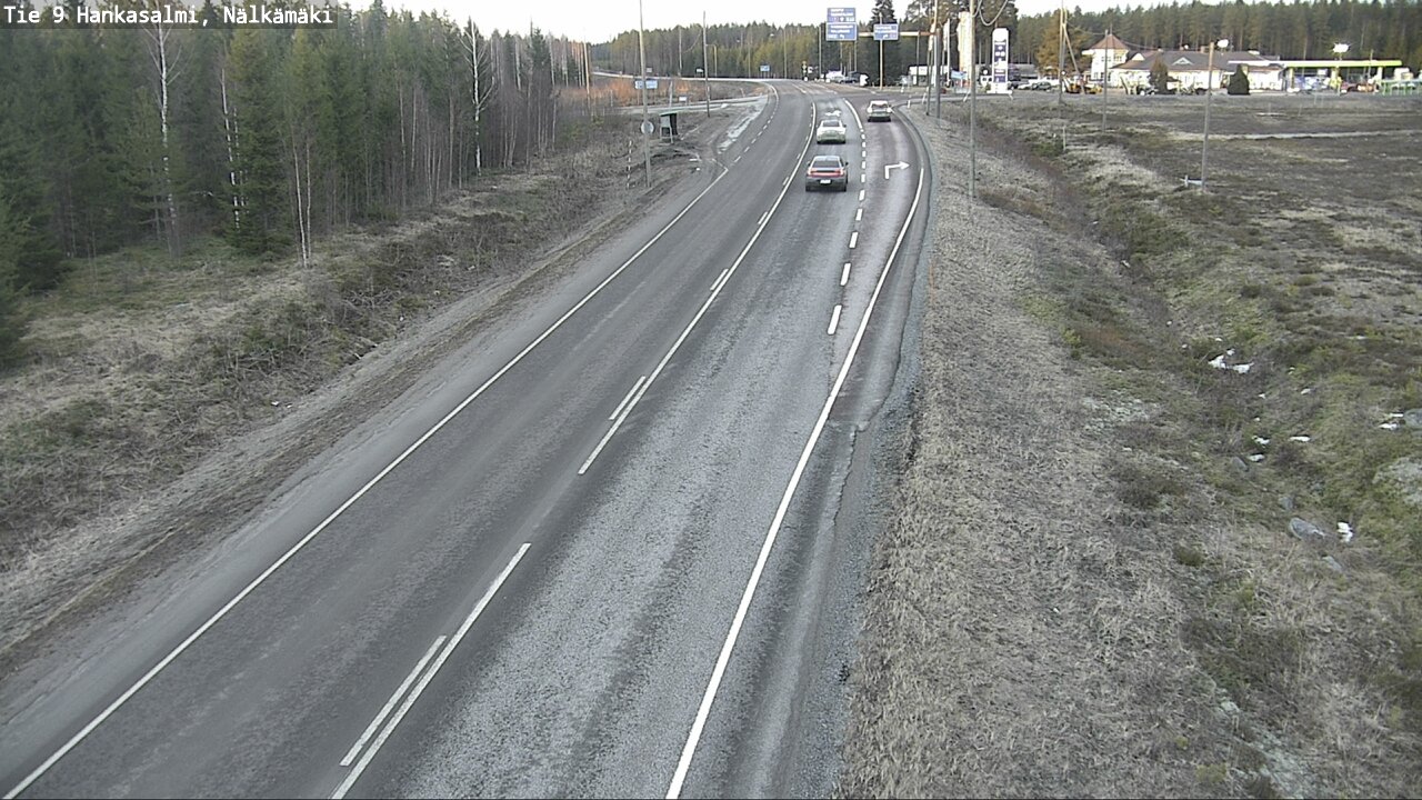 Weather Camera Image Road 9 Hankasalmi, Nälkämäki, Hankasalmi, Keski-Suomi