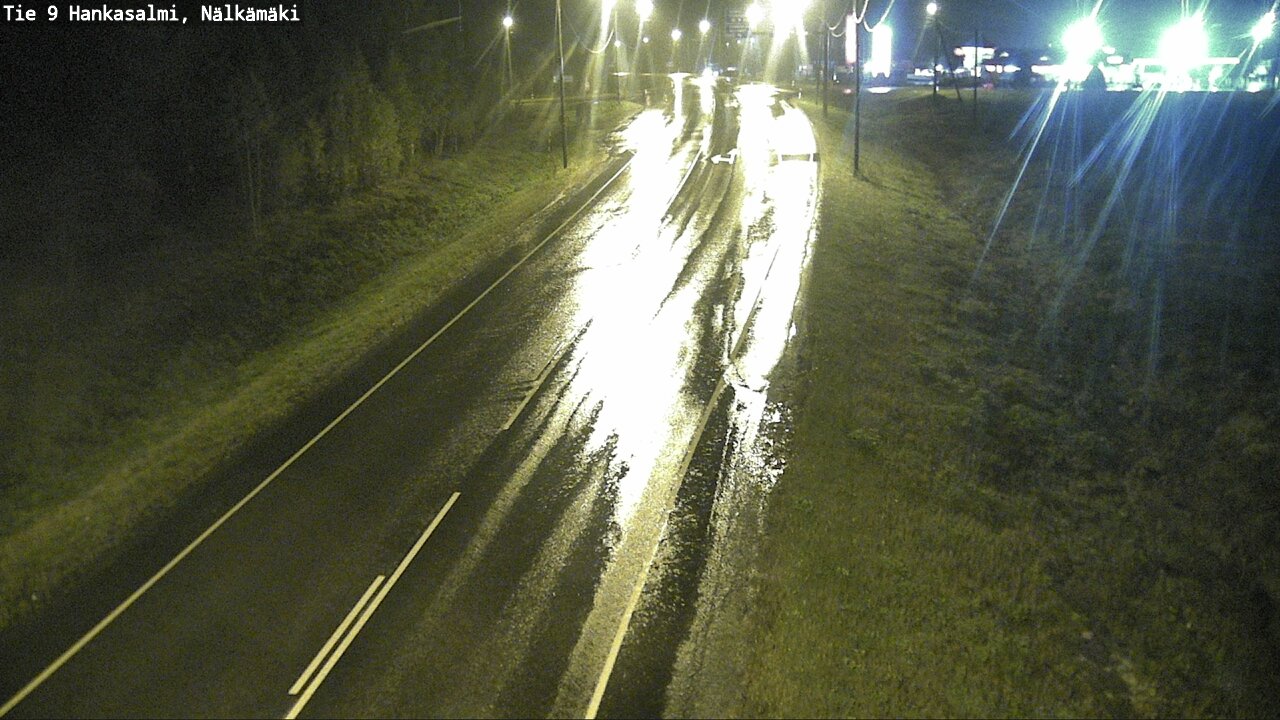 Weather Camera Image Väg 9 Hankasalmi, Nälkämäki, Hankasalmi, Keski-Suomi