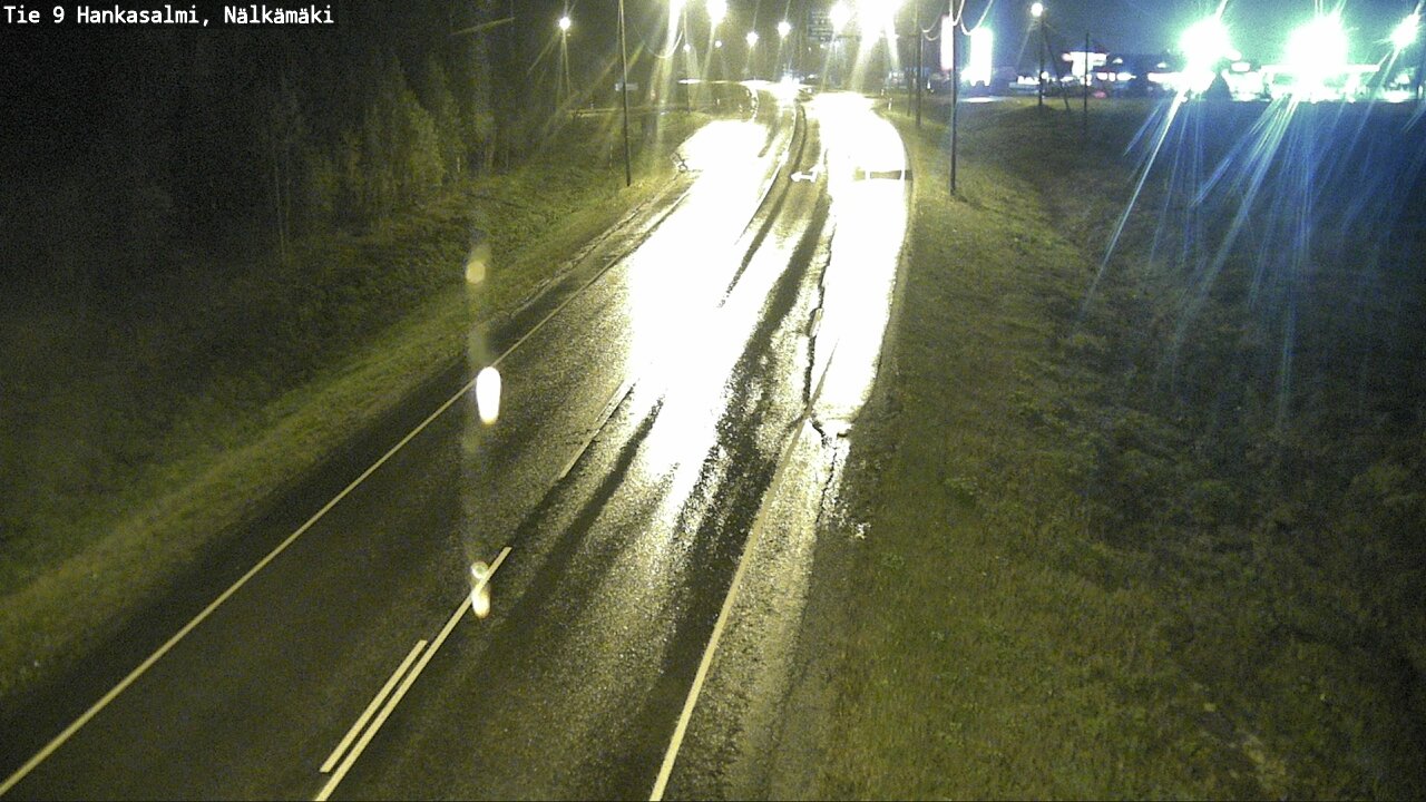 Weather Camera Image Väg 9 Hankasalmi, Nälkämäki, Hankasalmi, Keski-Suomi