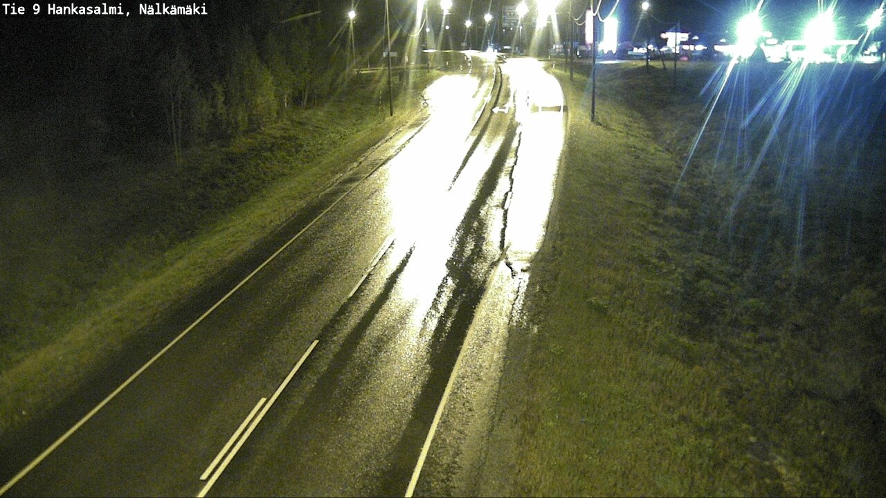 Weather Camera Image Väg 9 Hankasalmi, Nälkämäki, Hankasalmi, Keski-Suomi