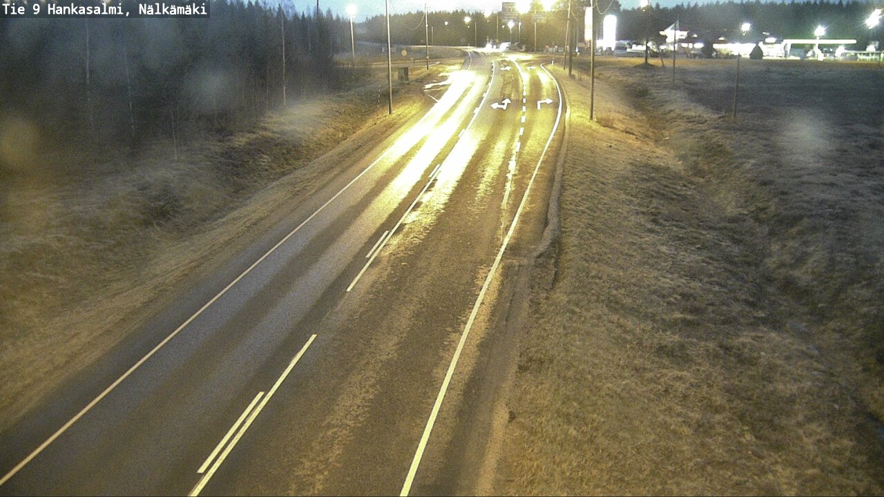 Weather Camera Image Väg 9 Hankasalmi, Nälkämäki, Hankasalmi, Keski-Suomi