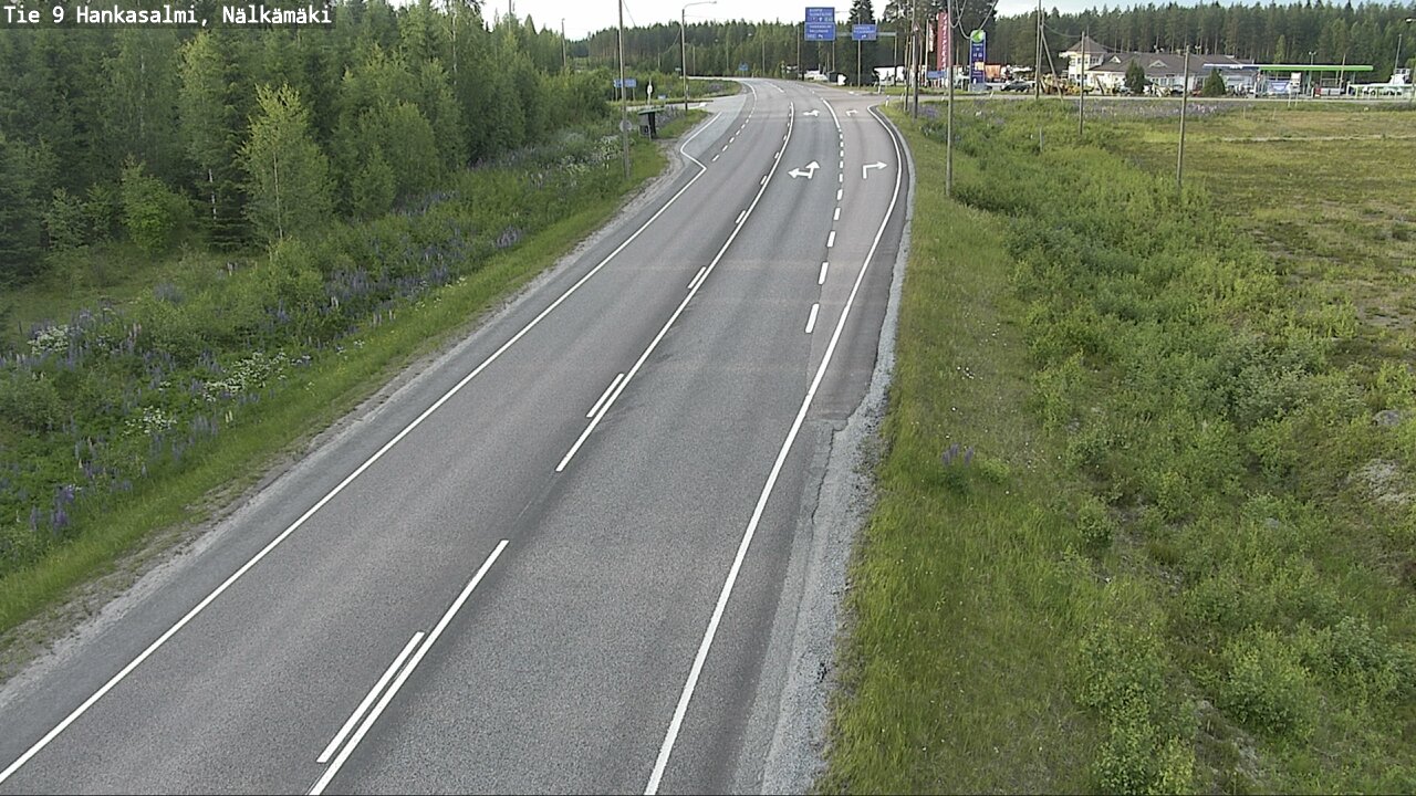 Kelikamerat Kuva Tie 9 Hankasalmi, Nälkämäki, Hankasalmi, Keski-Suomi