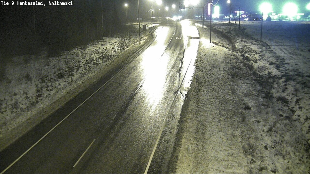 Weather Camera Image Väg 9 Hankasalmi, Nälkämäki, Hankasalmi, Keski-Suomi