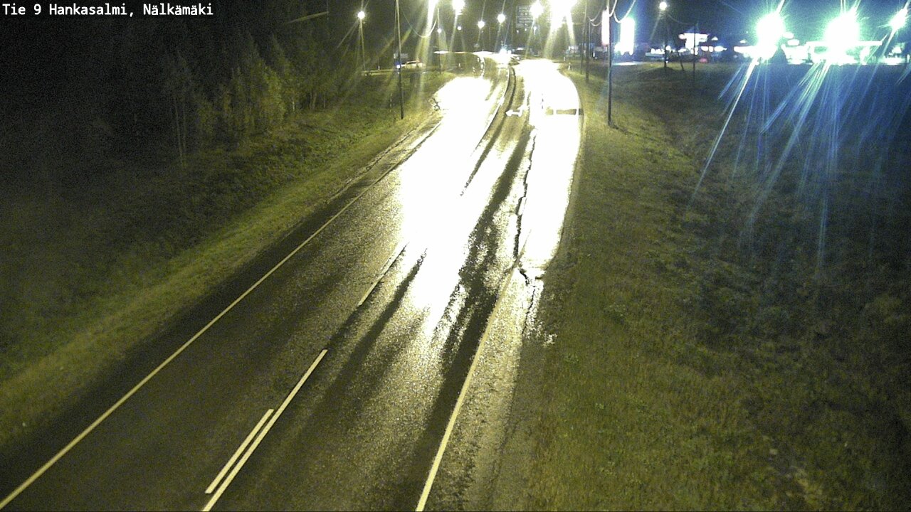 Weather Camera Image Väg 9 Hankasalmi, Nälkämäki, Hankasalmi, Keski-Suomi