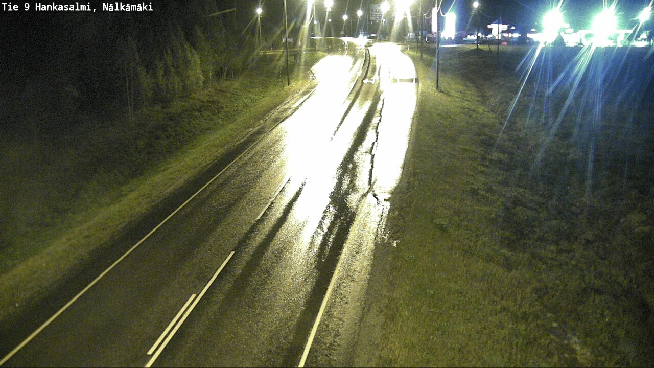 Weather Camera Image Väg 9 Hankasalmi, Nälkämäki, Hankasalmi, Keski-Suomi