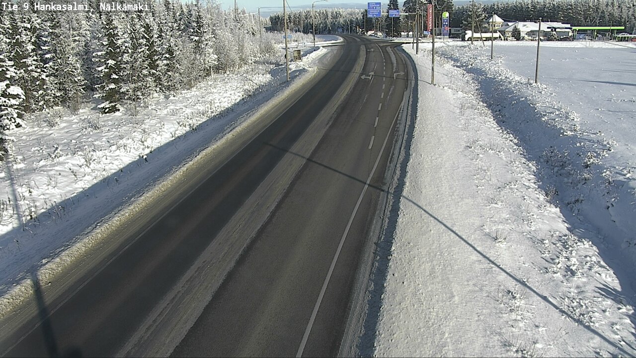 Weather Camera Image Road 9 Hankasalmi, Nälkämäki, Hankasalmi, Keski-Suomi