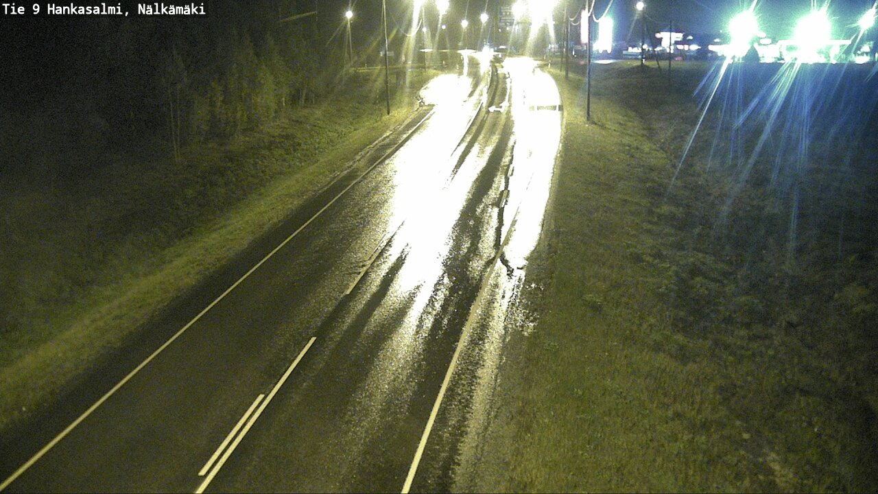 Weather Camera Image Väg 9 Hankasalmi, Nälkämäki, Hankasalmi, Keski-Suomi
