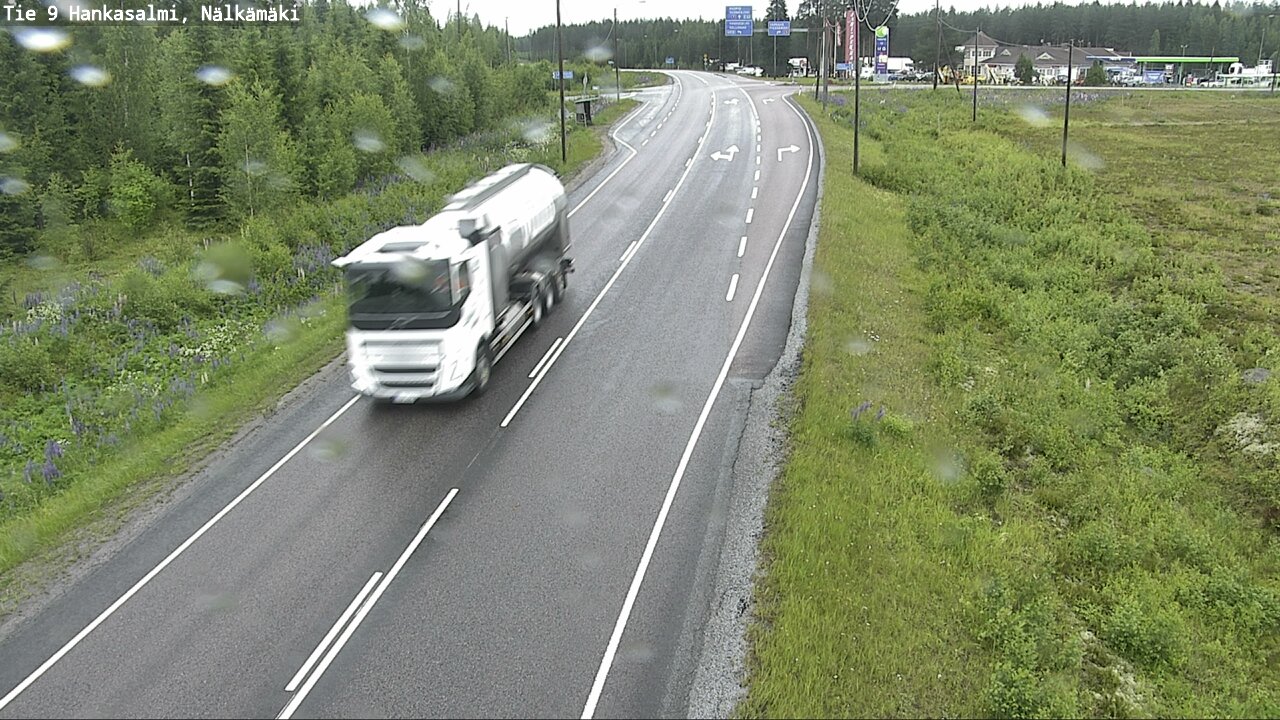 Weather Camera Image Road 9 Hankasalmi, Nälkämäki, Hankasalmi, Keski-Suomi