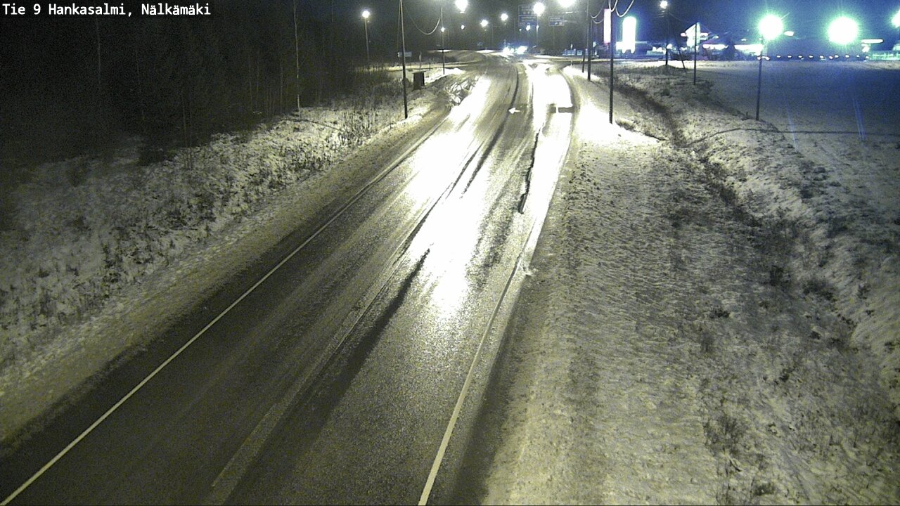 Weather Camera Image Väg 9 Hankasalmi, Nälkämäki, Hankasalmi, Keski-Suomi