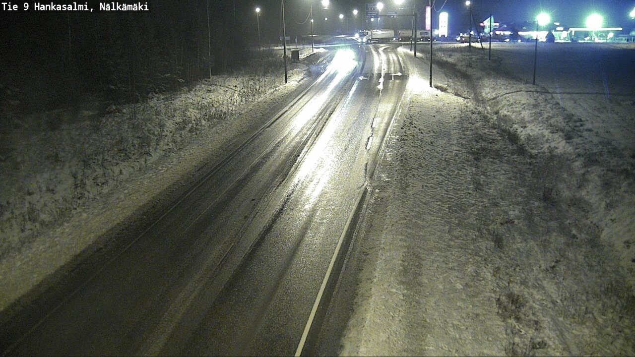 Weather Camera Image Väg 9 Hankasalmi, Nälkämäki, Hankasalmi, Keski-Suomi