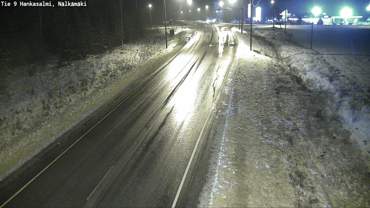 Weather Camera Image Väg 9 Hankasalmi, Nälkämäki, Hankasalmi, Keski-Suomi