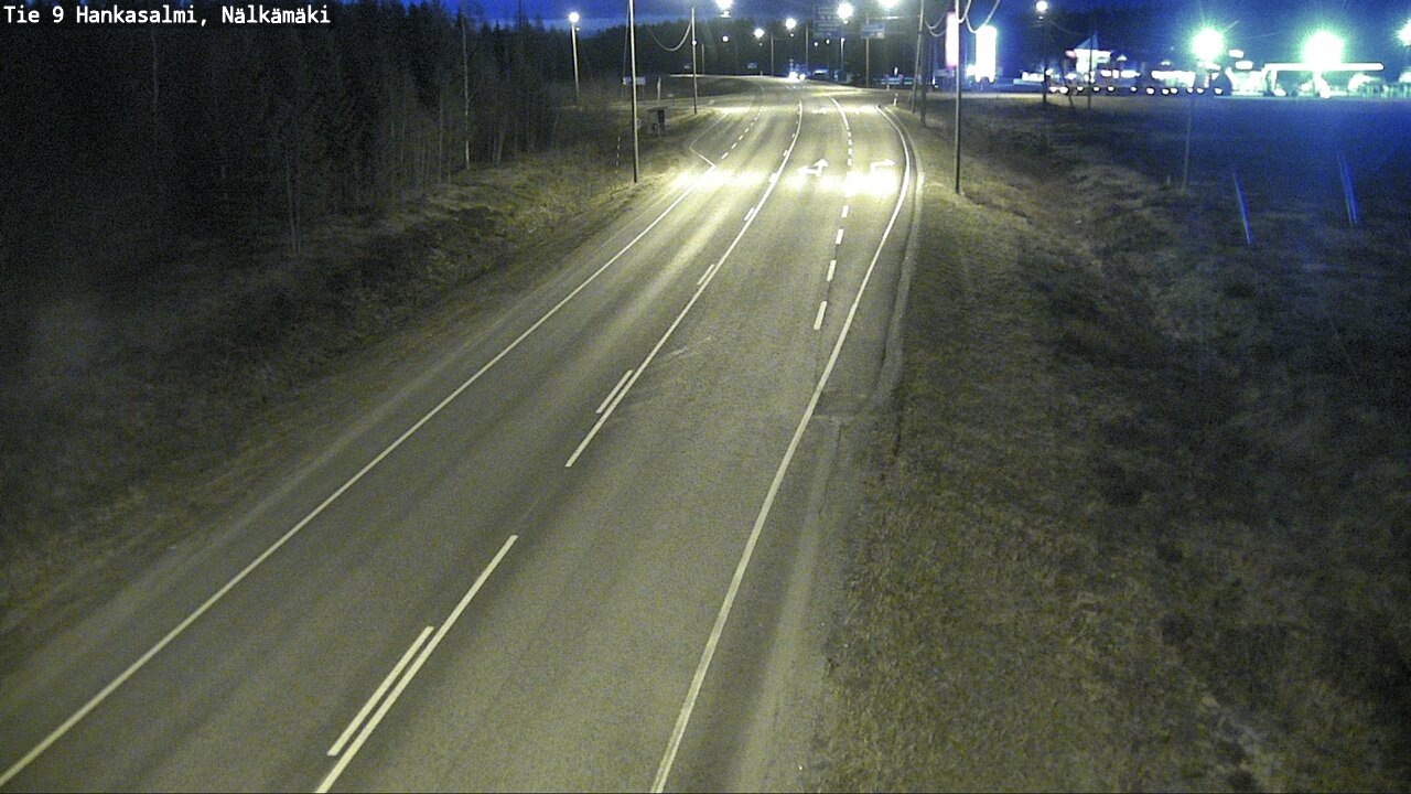 Weather Camera Image Väg 9 Hankasalmi, Nälkämäki, Hankasalmi, Keski-Suomi