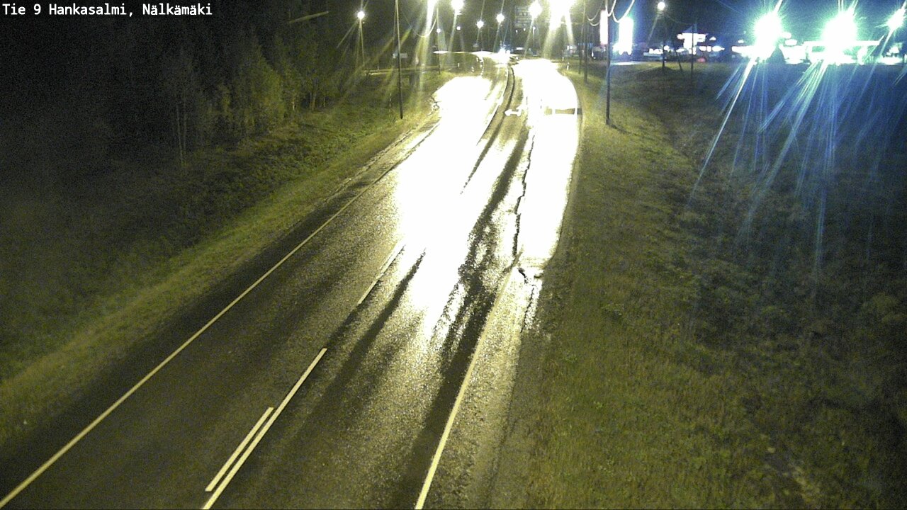 Weather Camera Image Väg 9 Hankasalmi, Nälkämäki, Hankasalmi, Keski-Suomi