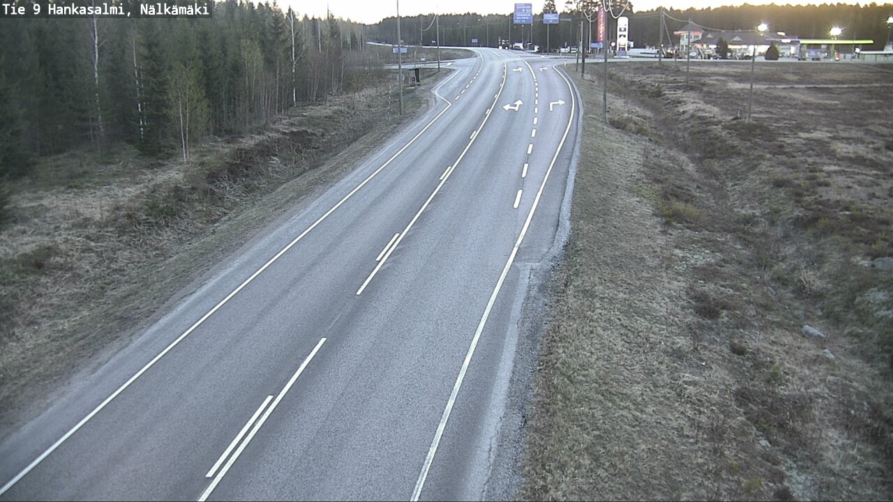 Weather Camera Image Road 9 Hankasalmi, Nälkämäki, Hankasalmi, Keski-Suomi