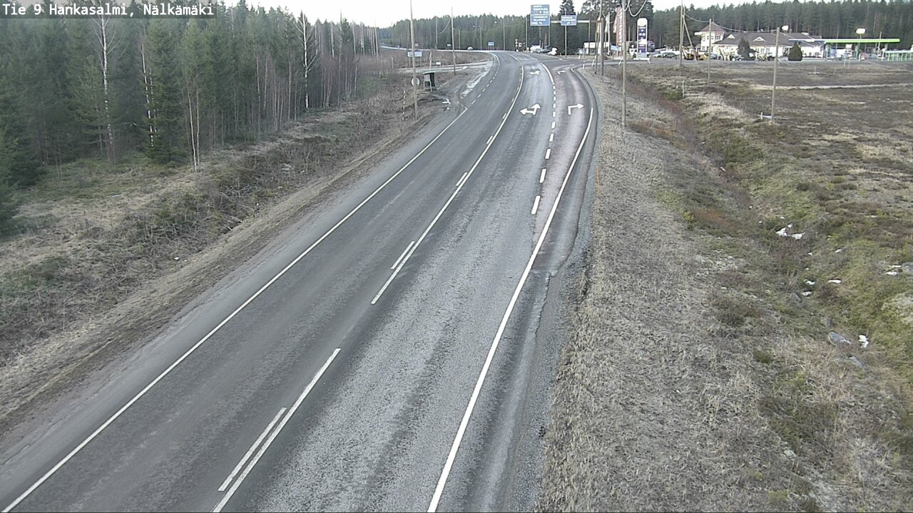 Weather Camera Image Road 9 Hankasalmi, Nälkämäki, Hankasalmi, Keski-Suomi