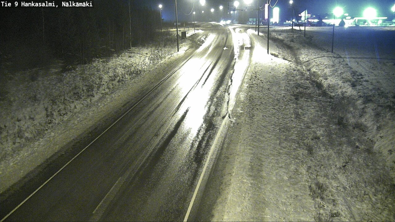 Weather Camera Image Väg 9 Hankasalmi, Nälkämäki, Hankasalmi, Keski-Suomi
