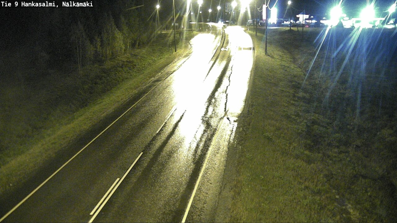 Weather Camera Image Väg 9 Hankasalmi, Nälkämäki, Hankasalmi, Keski-Suomi