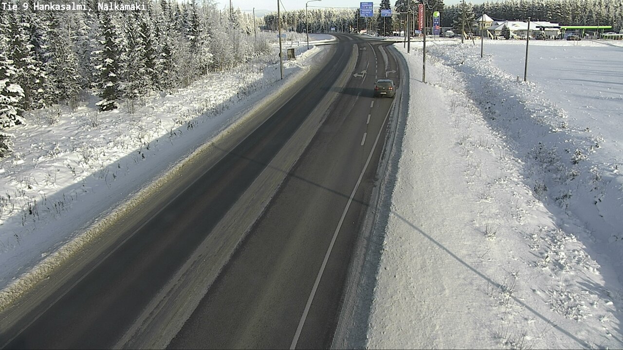 Weather Camera Image Road 9 Hankasalmi, Nälkämäki, Hankasalmi, Keski-Suomi