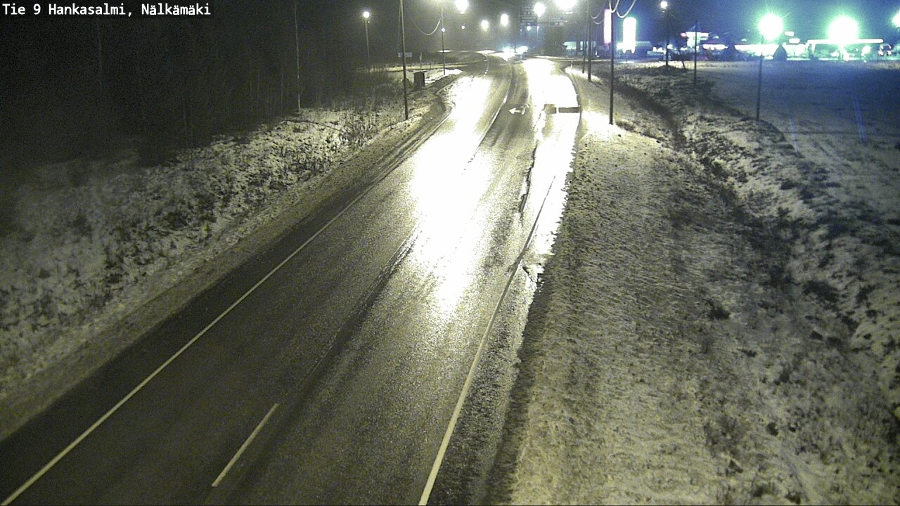 Weather Camera Image Väg 9 Hankasalmi, Nälkämäki, Hankasalmi, Keski-Suomi