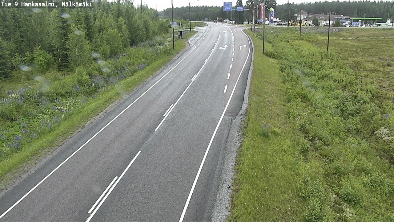 Weather Camera Image Road 9 Hankasalmi, Nälkämäki, Hankasalmi, Keski-Suomi