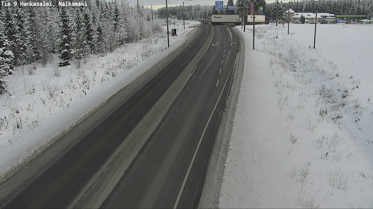 Weather Camera Image Road 9 Hankasalmi, Nälkämäki, Hankasalmi, Keski-Suomi