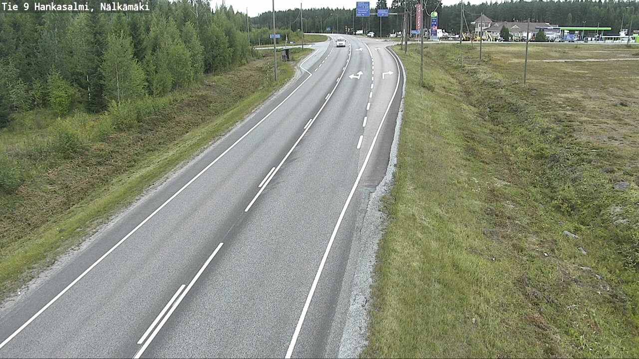 Weather Camera Image Road 9 Hankasalmi, Nälkämäki, Hankasalmi, Keski-Suomi