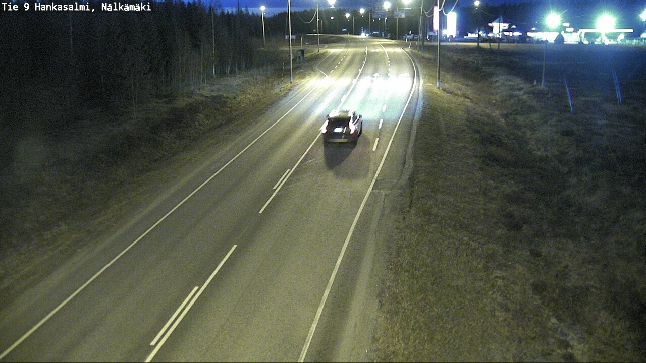 Weather Camera Image Väg 9 Hankasalmi, Nälkämäki, Hankasalmi, Keski-Suomi