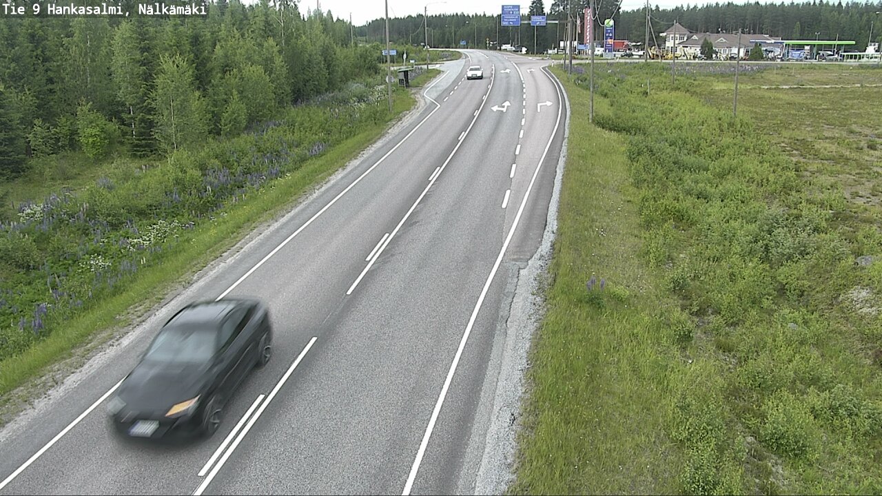 Kelikamerat Kuva Tie 9 Hankasalmi, Nälkämäki, Hankasalmi, Keski-Suomi