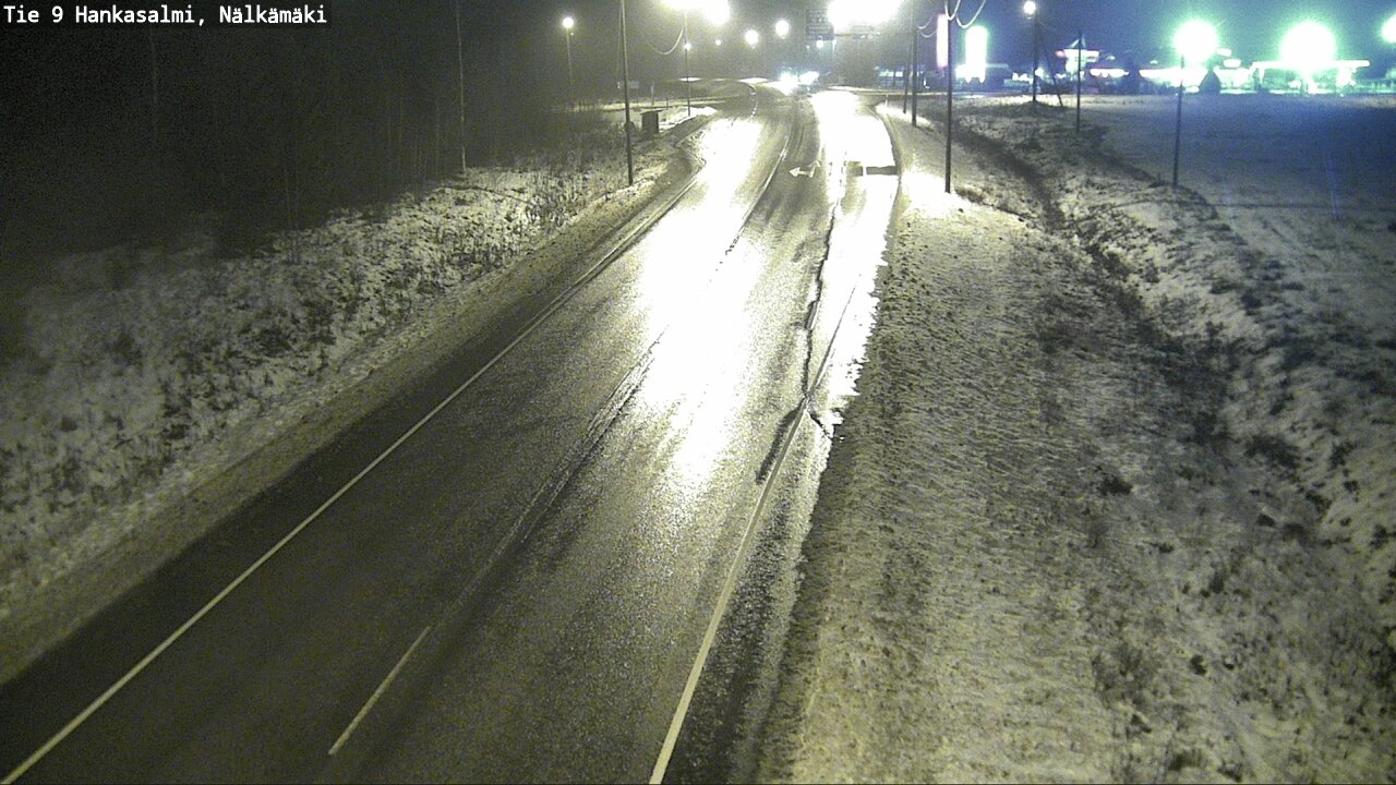 Weather Camera Image Väg 9 Hankasalmi, Nälkämäki, Hankasalmi, Keski-Suomi