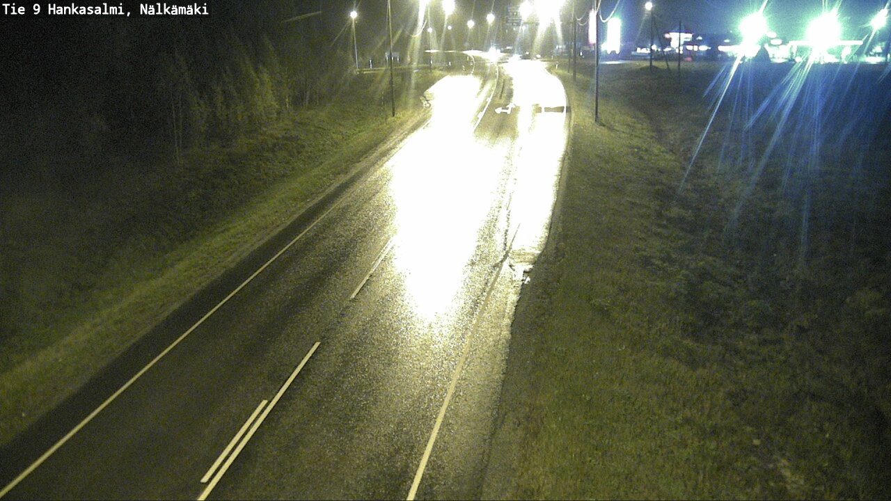 Weather Camera Image Väg 9 Hankasalmi, Nälkämäki, Hankasalmi, Keski-Suomi