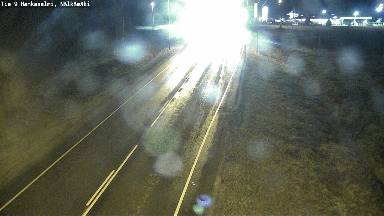 Weather Camera Image Väg 9 Hankasalmi, Nälkämäki, Hankasalmi, Keski-Suomi