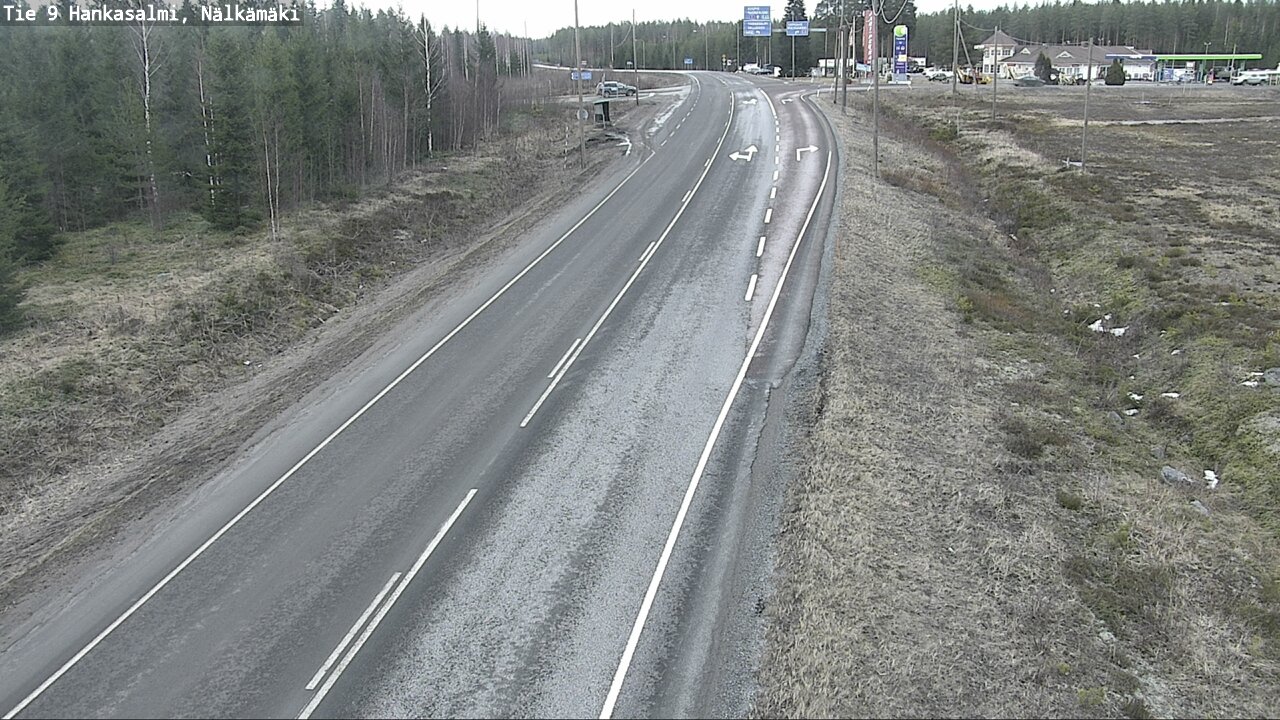 Weather Camera Image Road 9 Hankasalmi, Nälkämäki, Hankasalmi, Keski-Suomi