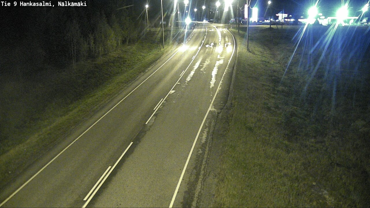 Weather Camera Image Väg 9 Hankasalmi, Nälkämäki, Hankasalmi, Keski-Suomi