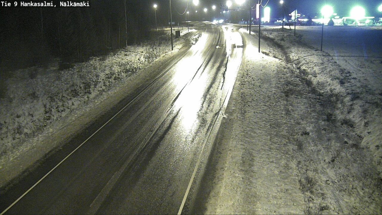 Weather Camera Image Väg 9 Hankasalmi, Nälkämäki, Hankasalmi, Keski-Suomi