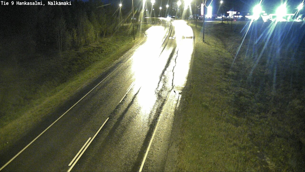 Weather Camera Image Väg 9 Hankasalmi, Nälkämäki, Hankasalmi, Keski-Suomi