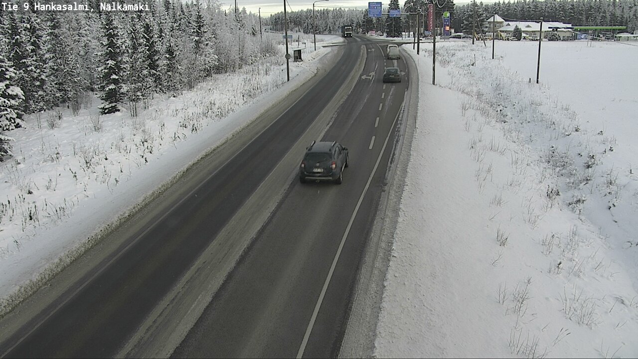 Weather Camera Image Road 9 Hankasalmi, Nälkämäki, Hankasalmi, Keski-Suomi