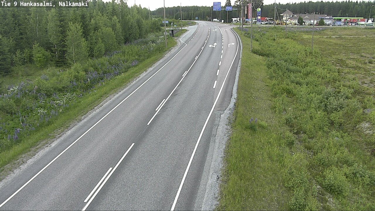 Kelikamerat Kuva Tie 9 Hankasalmi, Nälkämäki, Hankasalmi, Keski-Suomi
