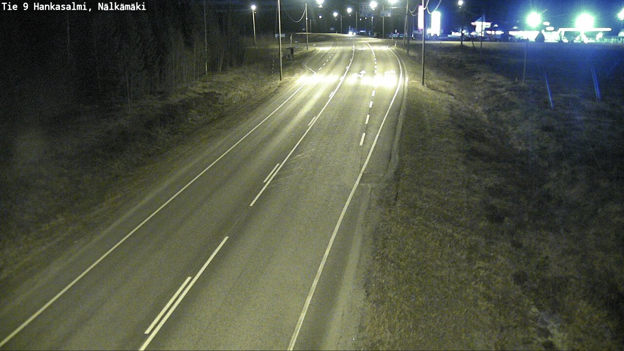 Weather Camera Image Väg 9 Hankasalmi, Nälkämäki, Hankasalmi, Keski-Suomi