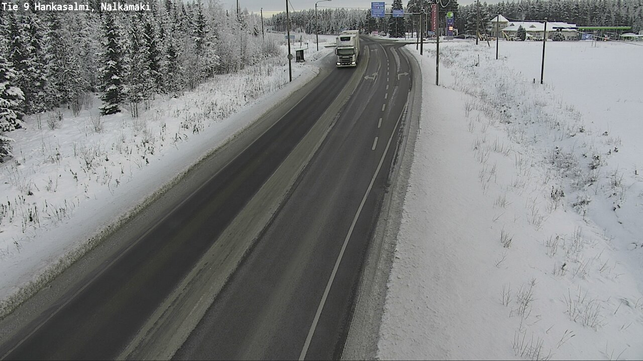 Weather Camera Image Road 9 Hankasalmi, Nälkämäki, Hankasalmi, Keski-Suomi