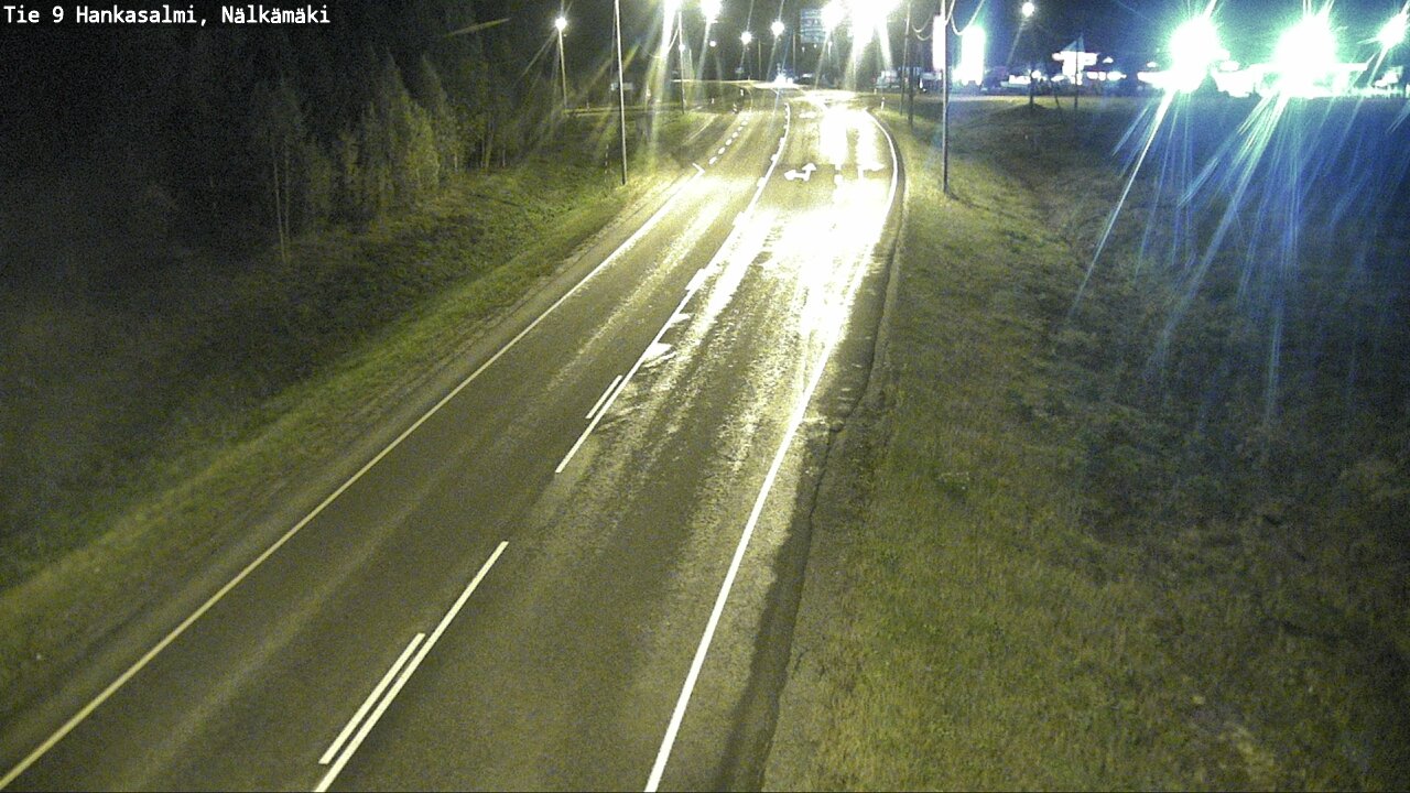 Weather Camera Image Väg 9 Hankasalmi, Nälkämäki, Hankasalmi, Keski-Suomi