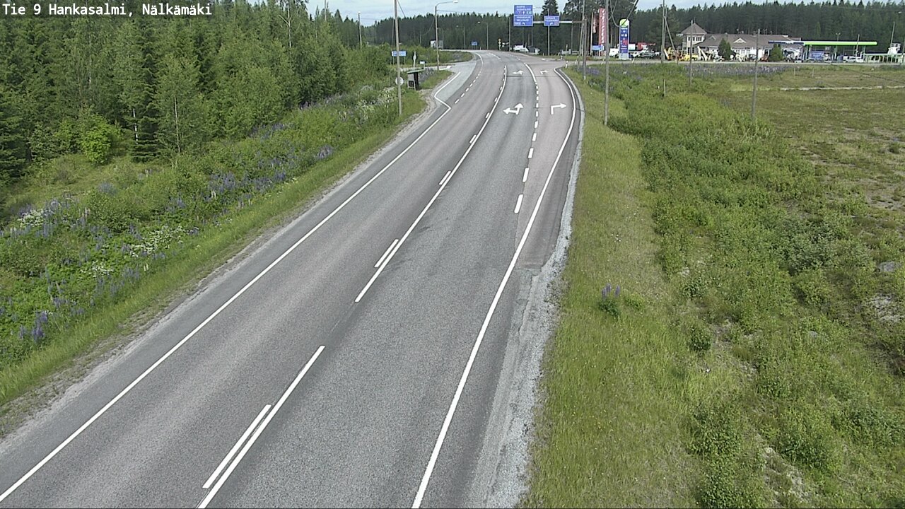 Kelikamerat Kuva Tie 9 Hankasalmi, Nälkämäki, Hankasalmi, Keski-Suomi