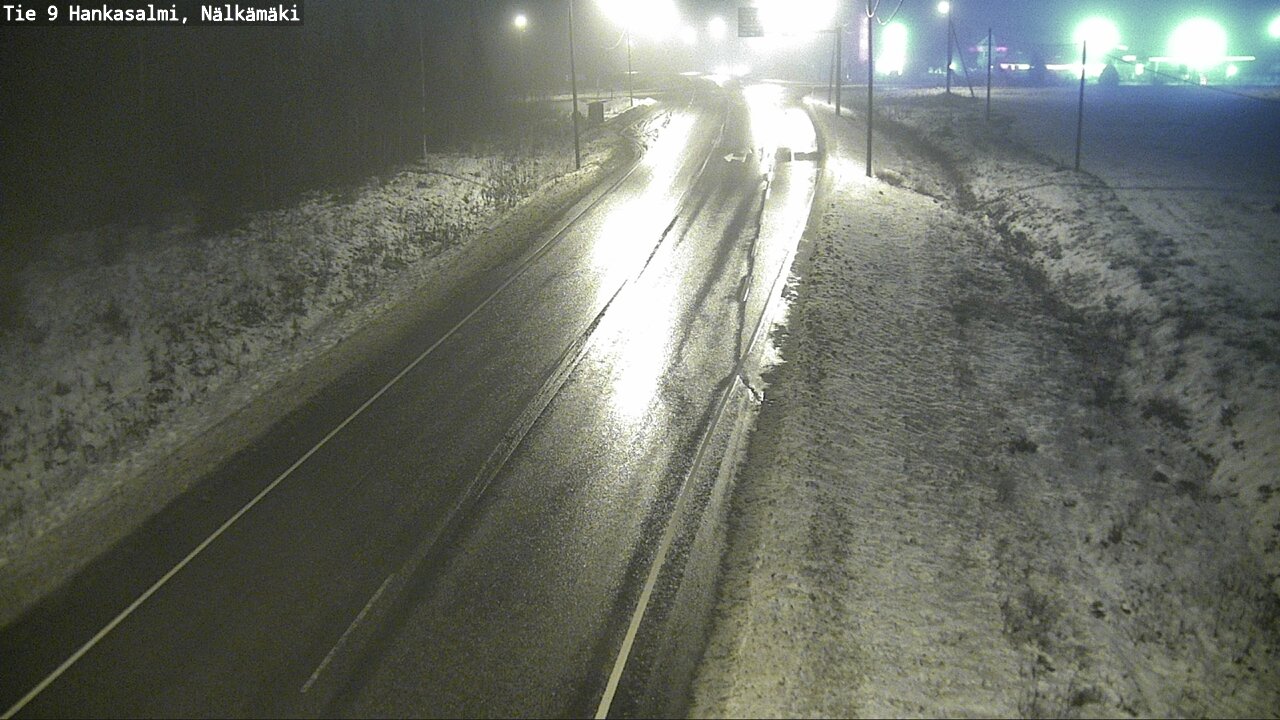 Weather Camera Image Väg 9 Hankasalmi, Nälkämäki, Hankasalmi, Keski-Suomi