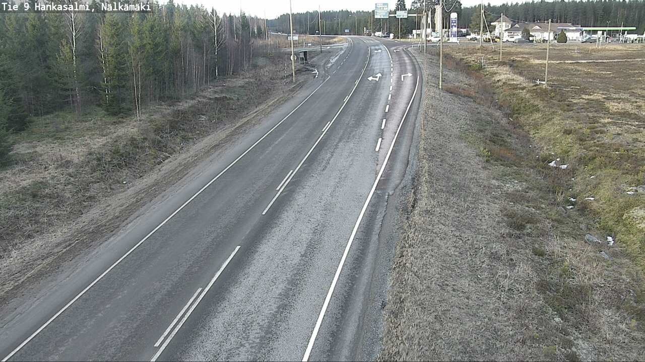 Weather Camera Image Road 9 Hankasalmi, Nälkämäki, Hankasalmi, Keski-Suomi