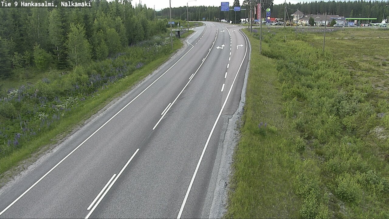 Kelikamerat Kuva Tie 9 Hankasalmi, Nälkämäki, Hankasalmi, Keski-Suomi